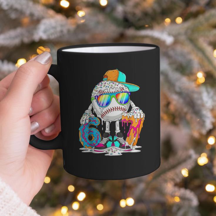 HUGvyn 6 7 Baseball Number Kid Drip Ice Cream Six Seven Meme Graphic Print Coffee Mug