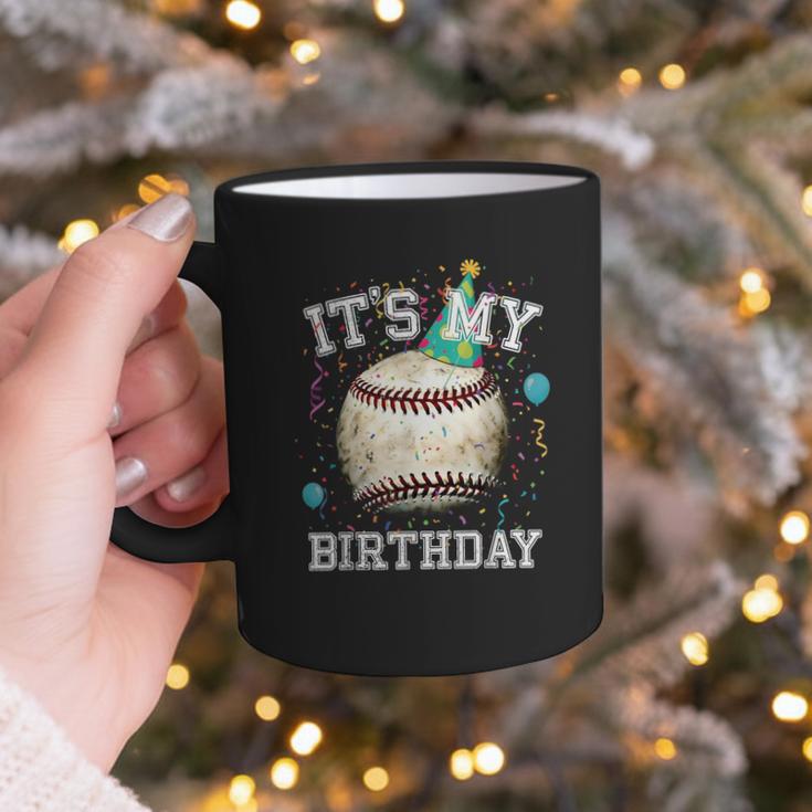 Its My Birthday Vintage Baseball Celebration For Men Kids Graphic Print Coffee Mug Its My Birthday Vintage Baseball Celebration For Men Kids Graphic Print Coffee Mug