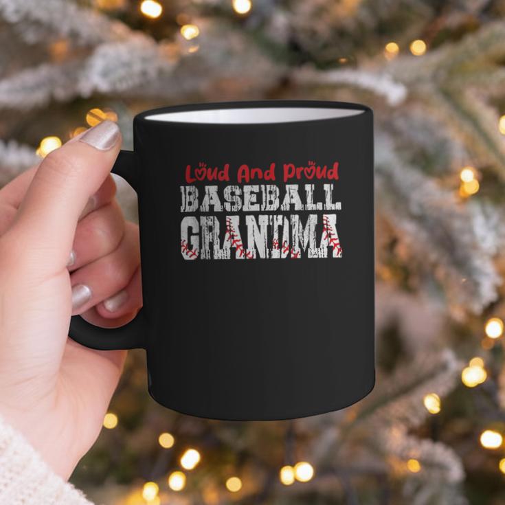 Loud And Proud Baseball Grandma Baseball Mom Heart Graphic Print Coffee Mug Loud And Proud Baseball Grandma Baseball Mom Heart Graphic Print Coffee Mug