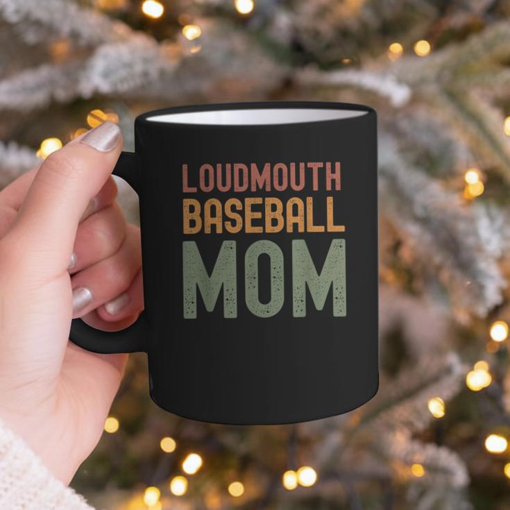 Loudmouth Baseball Mom Mother's Day Sports Cute Graphic Print Coffee Mug Loudmouth Baseball Mom Mother's Day Sports Cute Graphic Print Coffee Mug