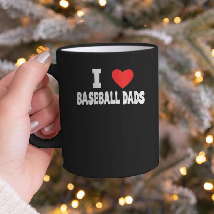 I Love Baseball Dads Awesome Little League Tees Spring Ball Graphic Print Coffee Mug