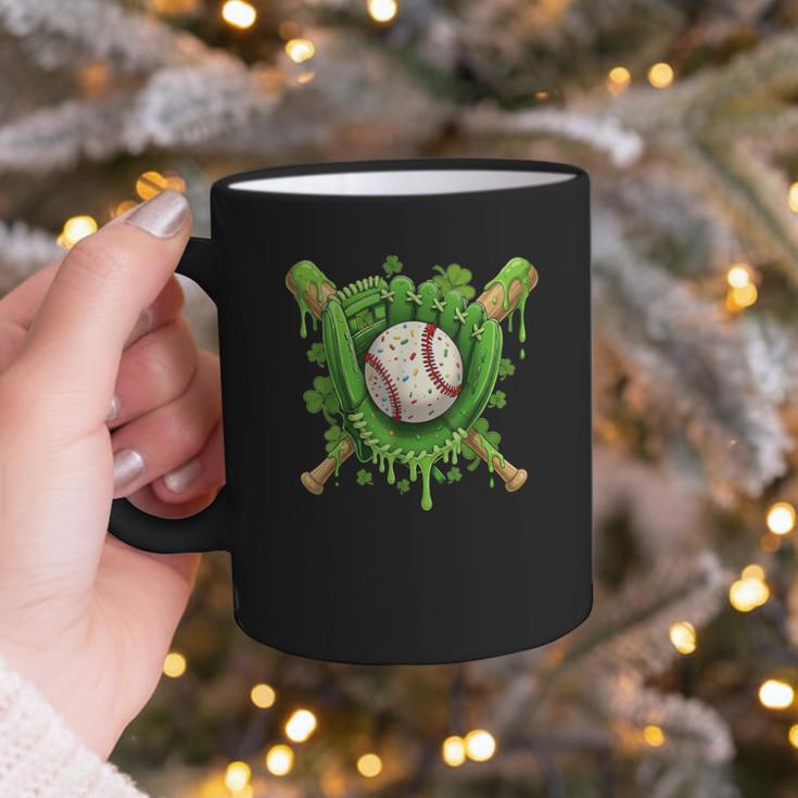Lucky Shamrock Baseball Gloves Drip St Patrick's Day Boys Graphic Print Coffee Mug Lucky Shamrock Baseball Gloves Drip St Patrick's Day Boys Graphic Print Coffee Mug