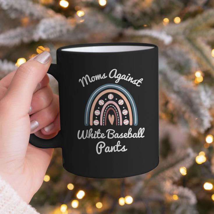 Moms Against Baseball Pants Baseball Mom Rainbow Graphic Print Coffee Mug Moms Against Baseball Pants Baseball Mom Rainbow Graphic Print Coffee Mug