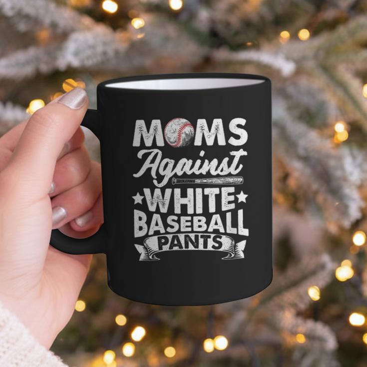 Moms Against Baseball Pants Shirt Baseball Mom Graphic Print Coffee Mug