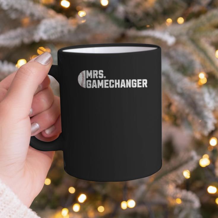 Mrs Gamechanger Baseball Scorekeeper Love Graphic Print Coffee Mug