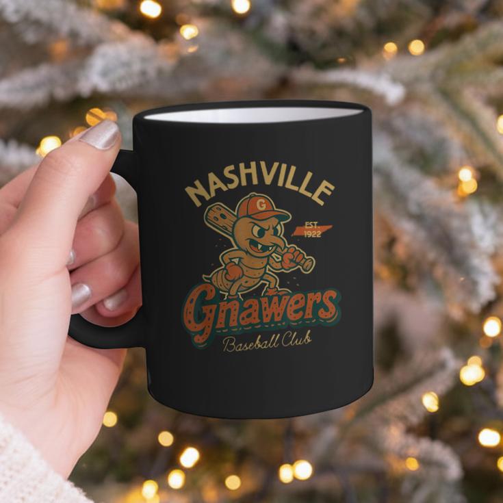 Nashville Gnawers Retro Minor League Baseball Graphic Print Coffee Mug Nashville Gnawers Retro Minor League Baseball Graphic Print Coffee Mug