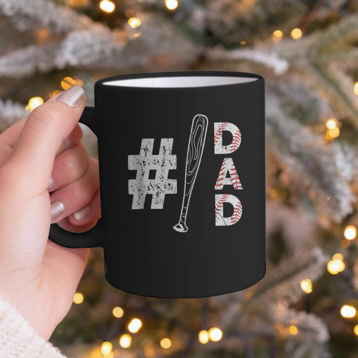 Number One Baseball Dad Fathers Day Baseball Player Dad Graphic Print Coffee Mug