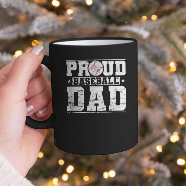 Proud Baseball Dad Sports Father Baseball Fan Graphic Print Coffee Mug