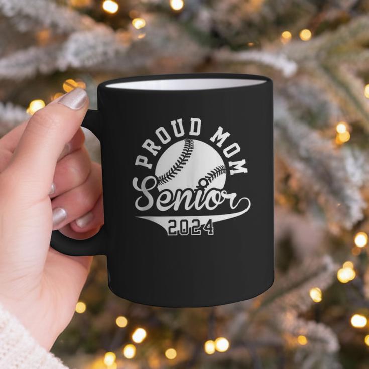 Proud Mom Senior 2024 Baseball Mom Proud Baseball Mom 2024 Graphic Print Coffee Mug