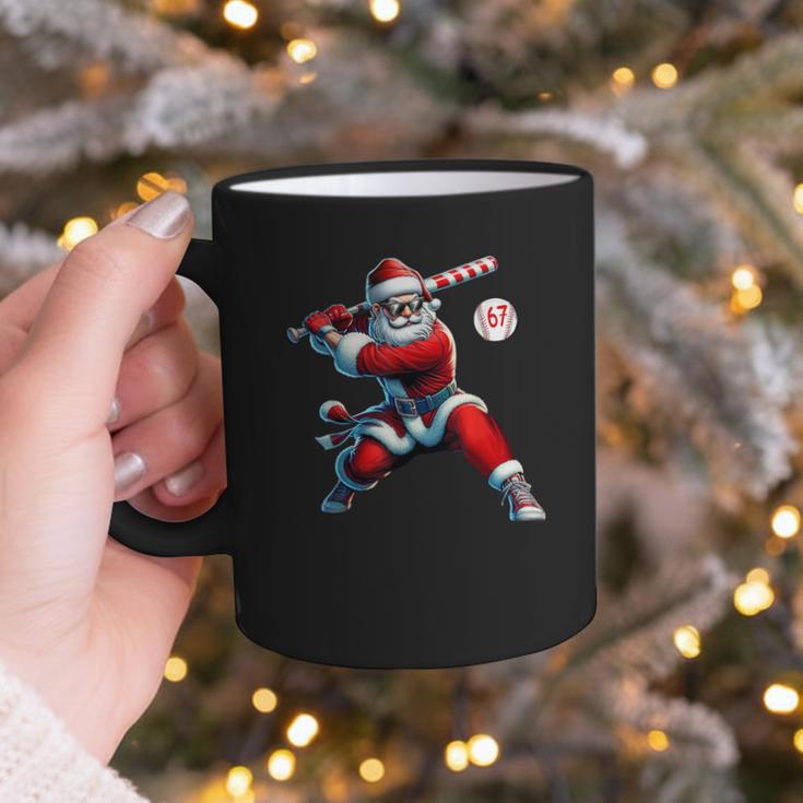Santa Baseball Six Seven 6 7 Meme Christmas Men Boys Player Graphic Print Coffee Mug