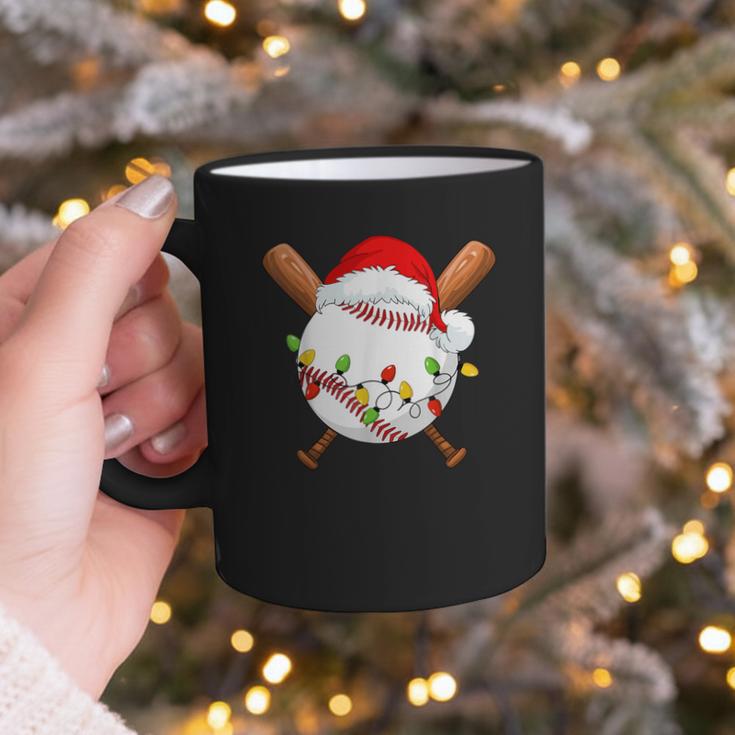 Santa Sports For Men Boys Christmas Baseball Player Graphic Print Coffee Mug Santa Sports For Men Boys Christmas Baseball Player Graphic Print Coffee Mug