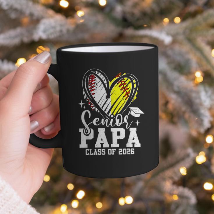 Senior Papa Class Of 2026 Baseball Softball Graduation Heart Graphic Print Coffee Mug Senior Papa Class Of 2026 Baseball Softball Graduation Heart Graphic Print Coffee Mug
