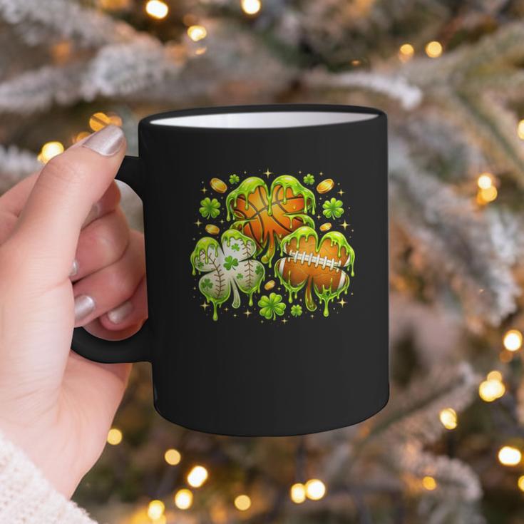 Shamrock Basketball Baseball Drip St Patrick's Day Boys Men Graphic Print Coffee Mug Shamrock Basketball Baseball Drip St Patrick's Day Boys Men Graphic Print Coffee Mug