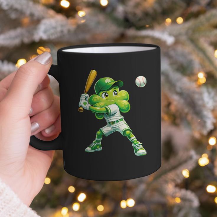 Shamrock Playing Baseball St Patricks Day Men Boys Kid Graphic Print Coffee Mug Shamrock Playing Baseball St Patricks Day Men Boys Kid Graphic Print Coffee Mug