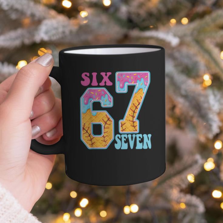 Six Seven Drip Baseball Player Number 67 Or 67th Birthday Graphic Print Coffee Mug Six Seven Drip Baseball Player Number 67 Or 67th Birthday Graphic Print Coffee Mug