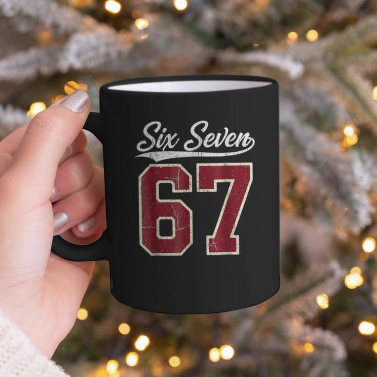 Six Seven Meme Boys Girls Kids 67 Baseball Jersey Graphic Print Coffee Mug Six Seven Meme Boys Girls Kids 67 Baseball Jersey Graphic Print Coffee Mug