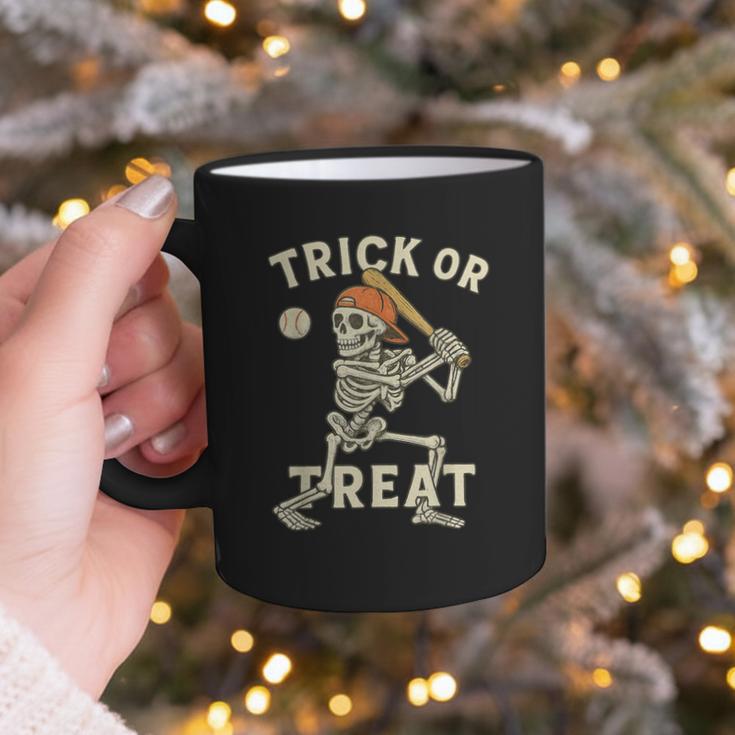 Skeleton Baseball Halloween Costume Men Boys Kids Tee Graphic Print Coffee Mug