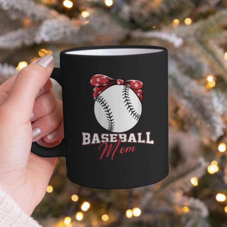 Softball Baseball Mom Floral Tee Mother's Day Graphic Print Coffee Mug