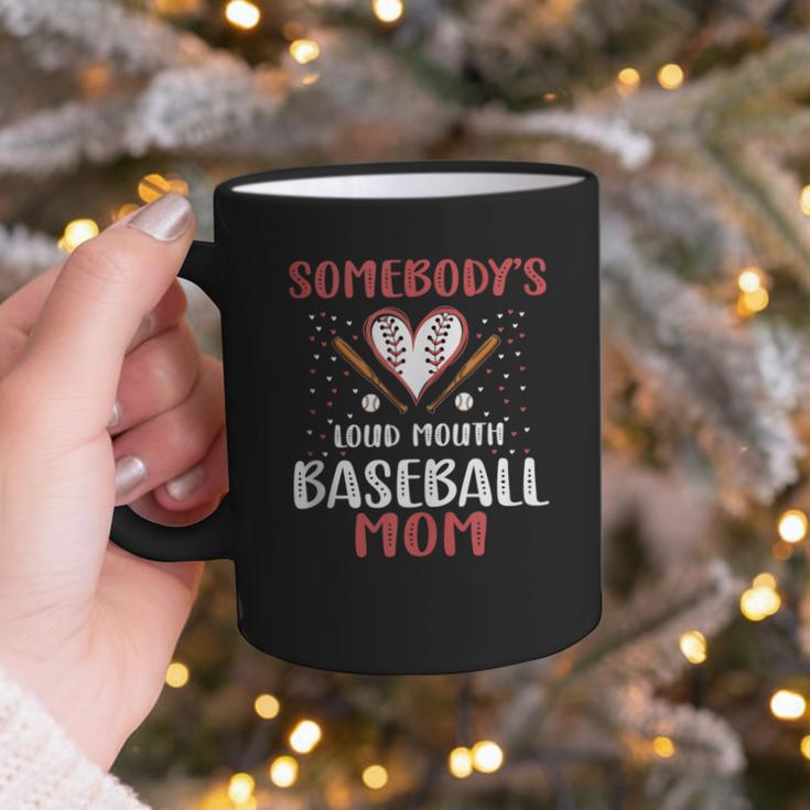 Somebody’s Loud Mouth Baseball Mom Graphic Print Coffee Mug Somebody’s Loud Mouth Baseball Mom Graphic Print Coffee Mug
