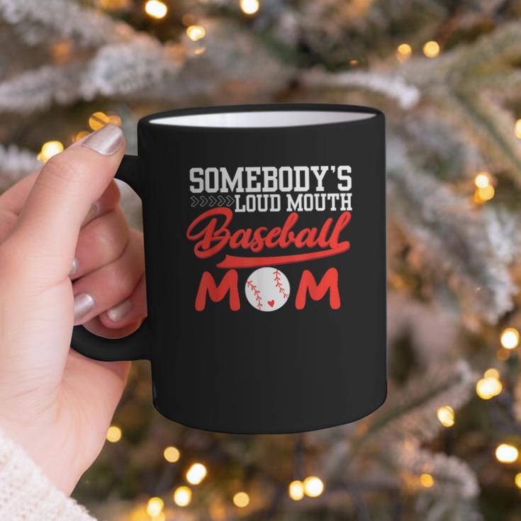 Somebody's Loud Mouth Baseball Mom Mama Graphic Print Coffee Mug Somebody's Loud Mouth Baseball Mom Mama Graphic Print Coffee Mug