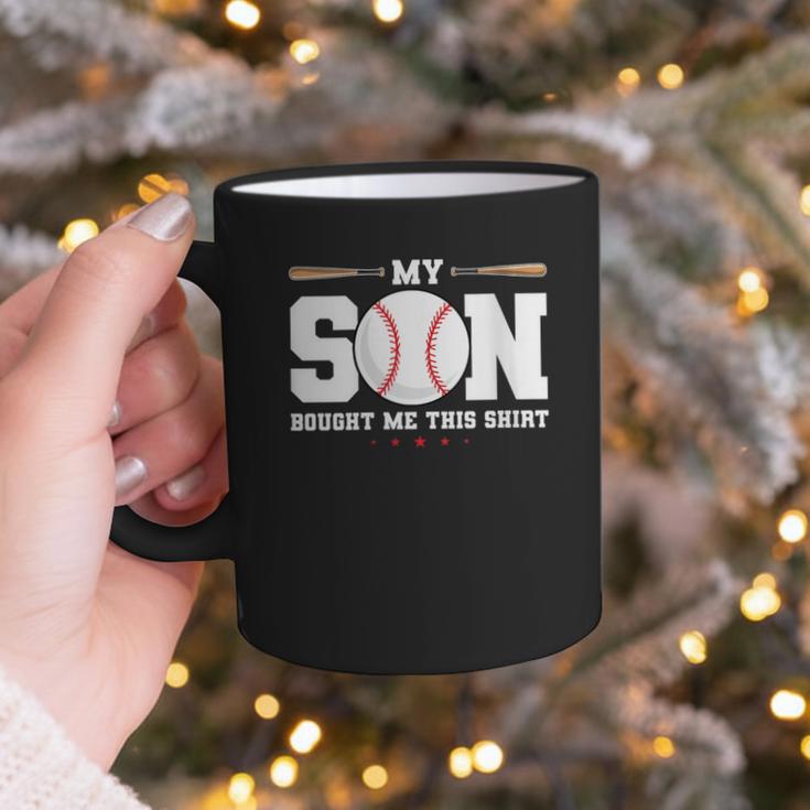 My Son Bought Me This Baseball Mom Graphic Print Coffee Mug My Son Bought Me This Baseball Mom Graphic Print Coffee Mug