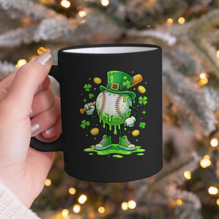 St Patrick Day Baseball Drip Ice Cream Baseball Graphic Print Coffee Mug St Patrick Day Baseball Drip Ice Cream Baseball Graphic Print Coffee Mug