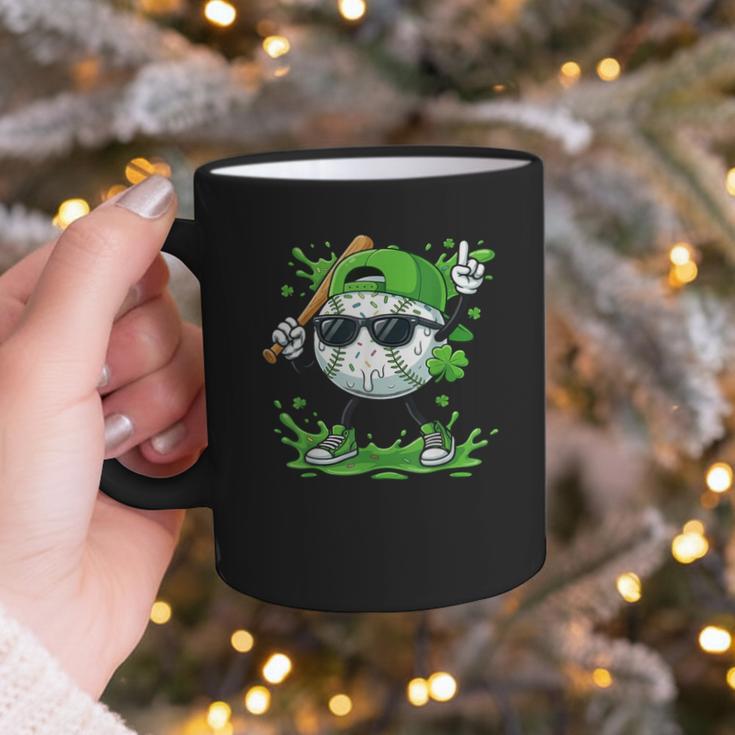 St Patrick Day Baseball Drip Ice Cream Baseball Player Men Graphic Print Coffee Mug St Patrick Day Baseball Drip Ice Cream Baseball Player Men Graphic Print Coffee Mug