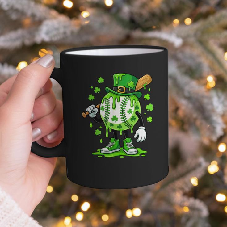 St Patricks Day Shamrock Baseball Drip Icecream Irish Boys Graphic Print Coffee Mug St Patricks Day Shamrock Baseball Drip Icecream Irish Boys Graphic Print Coffee Mug