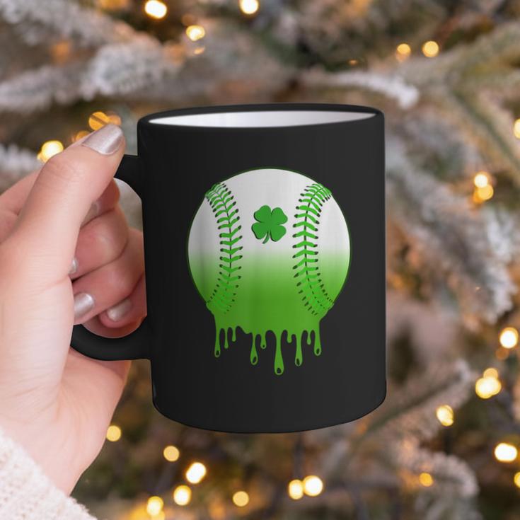 St Patricks Day Shamrock Baseball Irish Boys Kids Men Graphic Print Coffee Mug