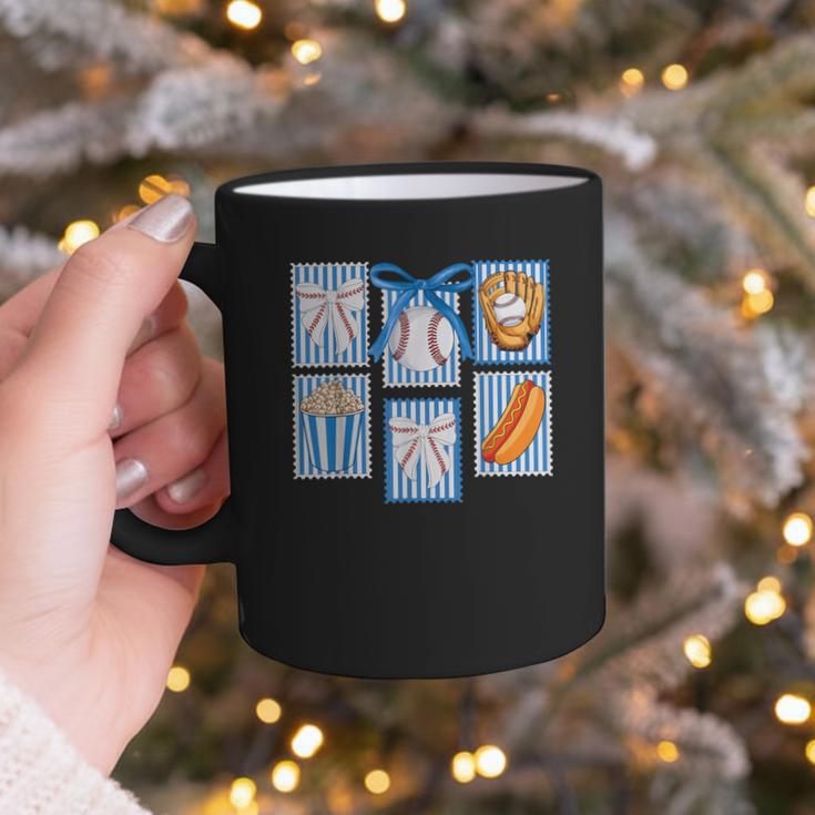 Stamps Coquette Bow Baseball Kids Youth Girls Baseball Mom Graphic Print Coffee Mug Stamps Coquette Bow Baseball Kids Youth Girls Baseball Mom Graphic Print Coffee Mug