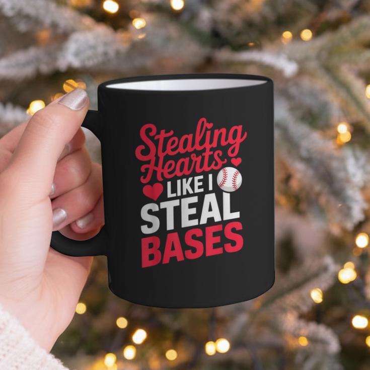 Stealing Hearts Like I Steal Bases Cute Baseball Valentine Graphic Print Coffee Mug Stealing Hearts Like I Steal Bases Cute Baseball Valentine Graphic Print Coffee Mug