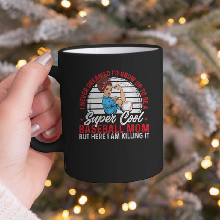 Super Cool Baseball Mom Here I'M Killing It Graphic Print Coffee Mug Super Cool Baseball Mom Here I'M Killing It Graphic Print Coffee Mug