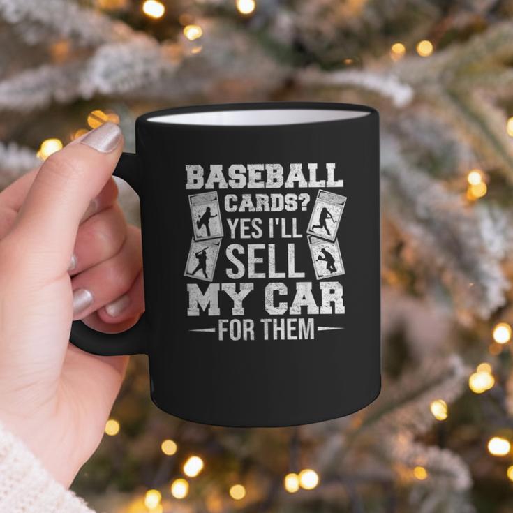 Trading Card Collector Cardboard Baseball Card Collector Graphic Print Coffee Mug