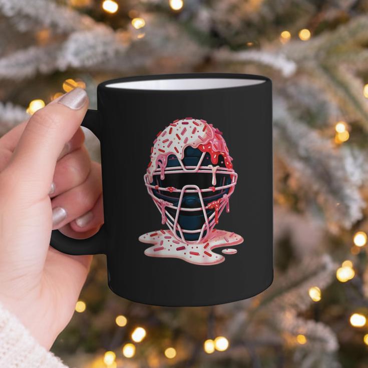Valentine Baseball Catcher Mask Ice Cream Drip Tee For Boys Graphic Print Coffee Mug Valentine Baseball Catcher Mask Ice Cream Drip Tee For Boys Graphic Print Coffee Mug