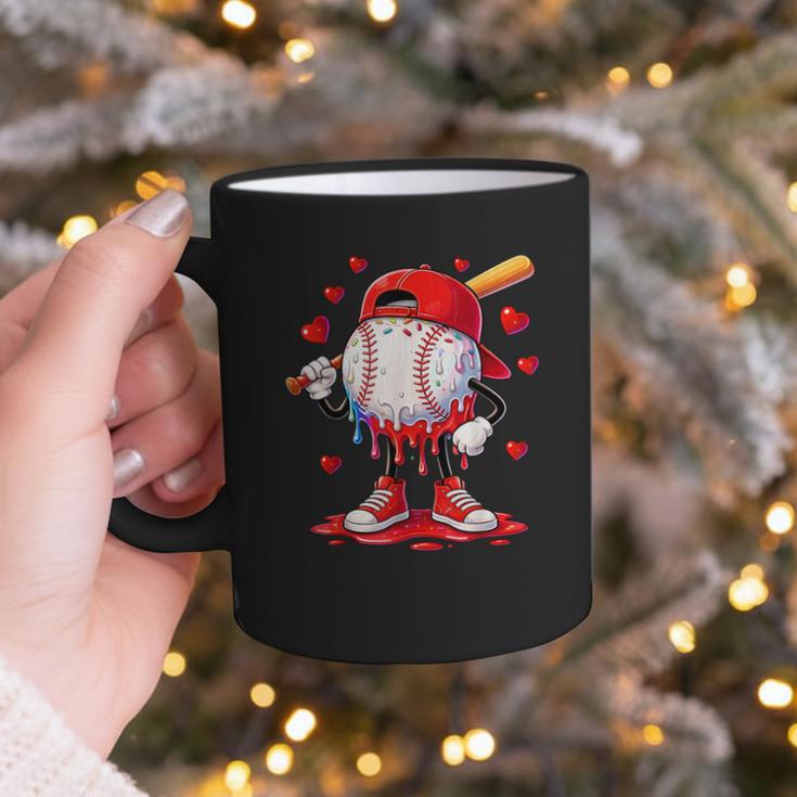 Valentine Baseball Heart Drip Sport Love Valentines Day Boys Graphic Print Coffee Mug Valentine Baseball Heart Drip Sport Love Valentines Day Boys Graphic Print Coffee Mug