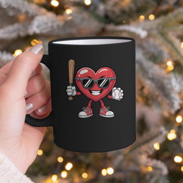 Valentines Day Heart Playing Baseball Boys Men Kids Girls Graphic Print Coffee Mug Valentines Day Heart Playing Baseball Boys Men Kids Girls Graphic Print Coffee Mug