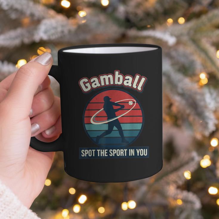 Vintage Baseball Batter Retro Sports Circle Graphic Graphic Print Coffee Mug