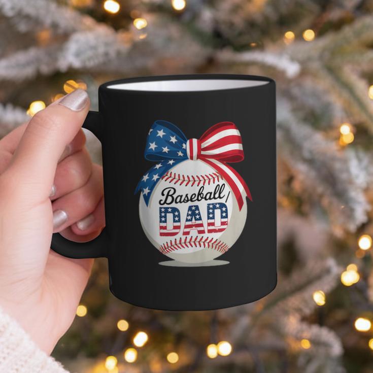 Vintage Baseball Dad Patriotic USA Flag 4th Of July Fathers Graphic Print Coffee Mug Vintage Baseball Dad Patriotic USA Flag 4th Of July Fathers Graphic Print Coffee Mug