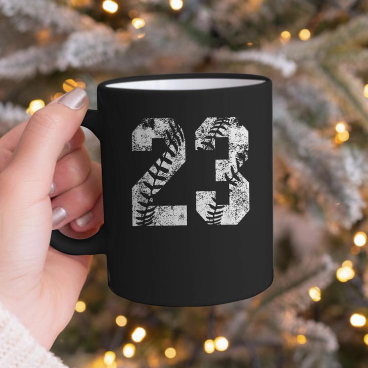Vintage Baseball Number 23 Jersey Player Uniform Graphic Print Coffee Mug Vintage Baseball Number 23 Jersey Player Uniform Graphic Print Coffee Mug