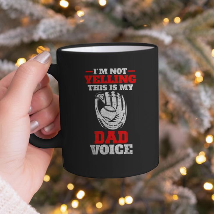Vintage I'm Not Yelling This Is My Baseball Dad Voice Graphic Print Coffee Mug Vintage I'm Not Yelling This Is My Baseball Dad Voice Graphic Print Coffee Mug