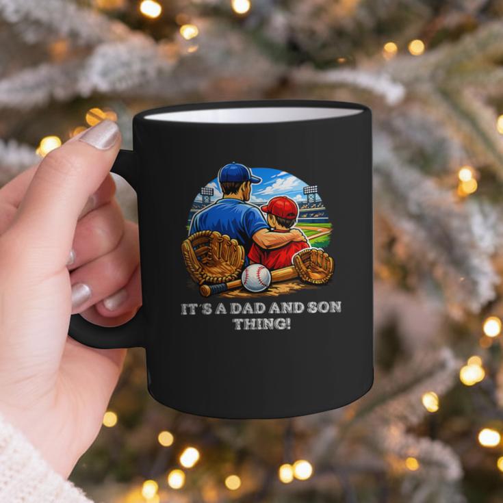 Women's Father Son Baseball Father's Day Graphic Print Coffee Mug Women's Father Son Baseball Father's Day Graphic Print Coffee Mug