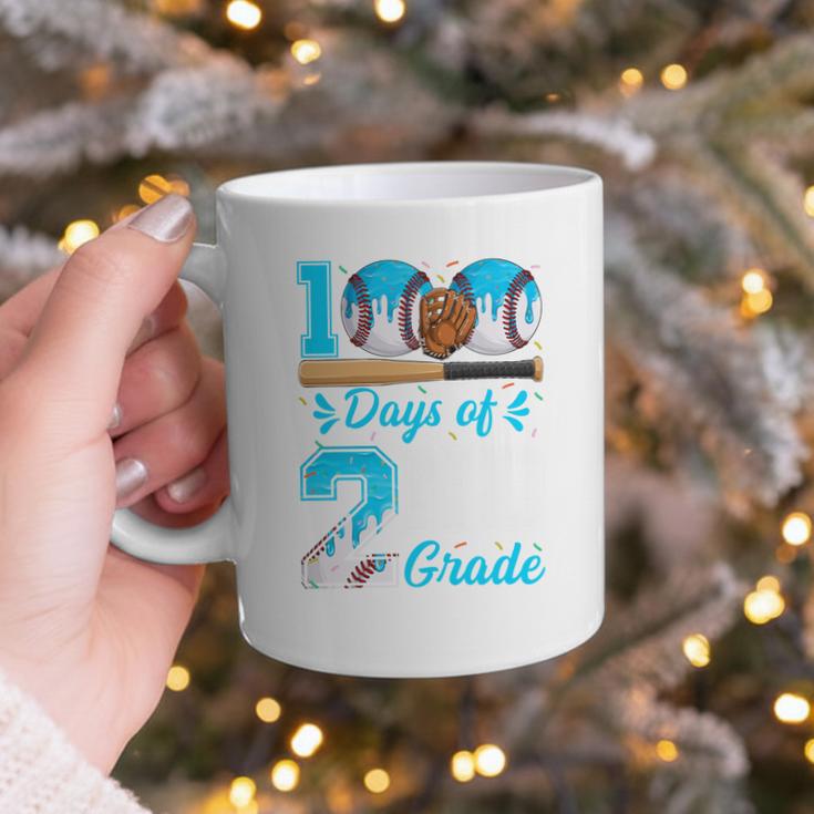 100 Days Of 2nd Grade Baseball 100th Day Of School Boys Kids Graphic Print Coffee Mug 100 Days Of 2nd Grade Baseball 100th Day Of School Boys Kids Graphic Print Coffee Mug