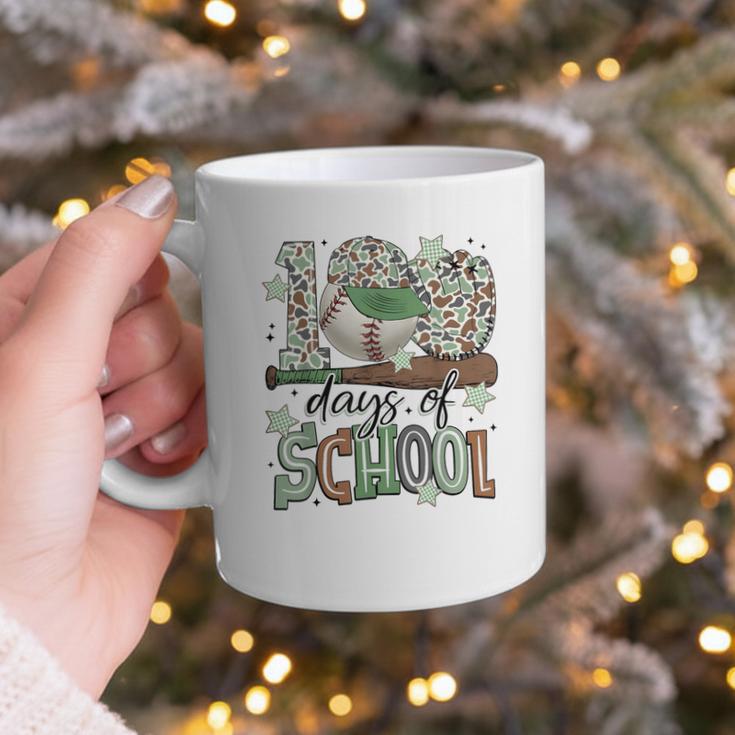 100 Days Of School Baseball Camo Men Boy Kid Graphic Print Coffee Mug 100 Days Of School Baseball Camo Men Boy Kid Graphic Print Coffee Mug