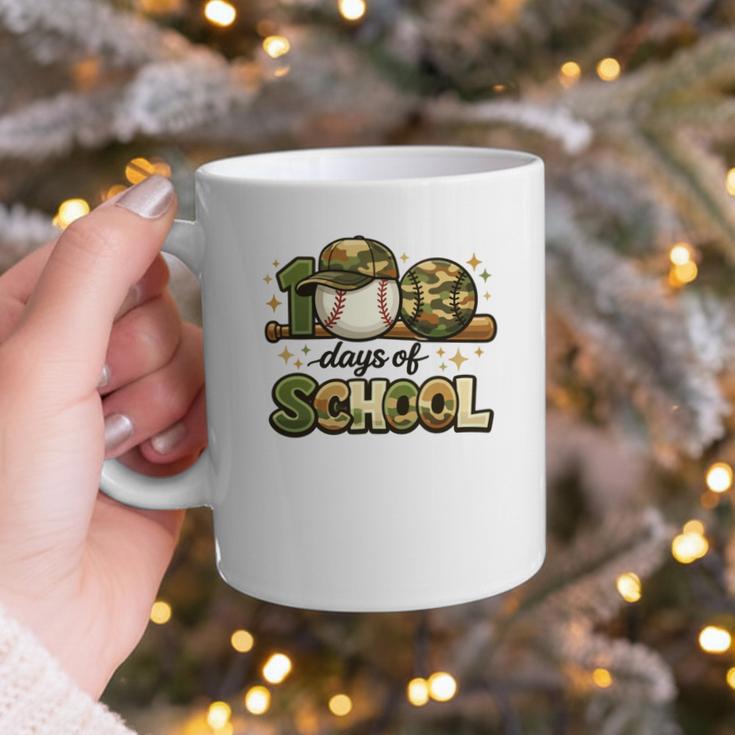 100 Days Of School Baseball Camo School Teacher Boy Graphic Print Coffee Mug 100 Days Of School Baseball Camo School Teacher Boy Graphic Print Coffee Mug