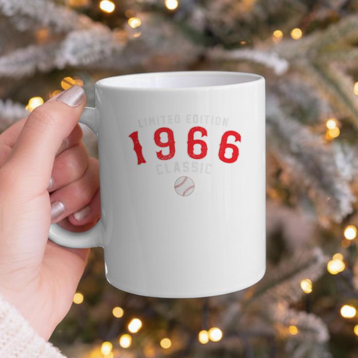 60 Year Old 1966 Classic Baseball 60th Birthday Graphic Print Coffee Mug