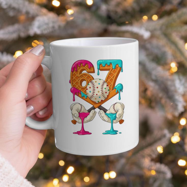 67 Ice Cream Drip Baseball Number 67 Player 67th Birthday Premium Tri-Blend Graphic Print Coffee Mug 67 Ice Cream Drip Baseball Number 67 Player 67th Birthday Premium Tri-Blend Graphic Print Coffee Mug