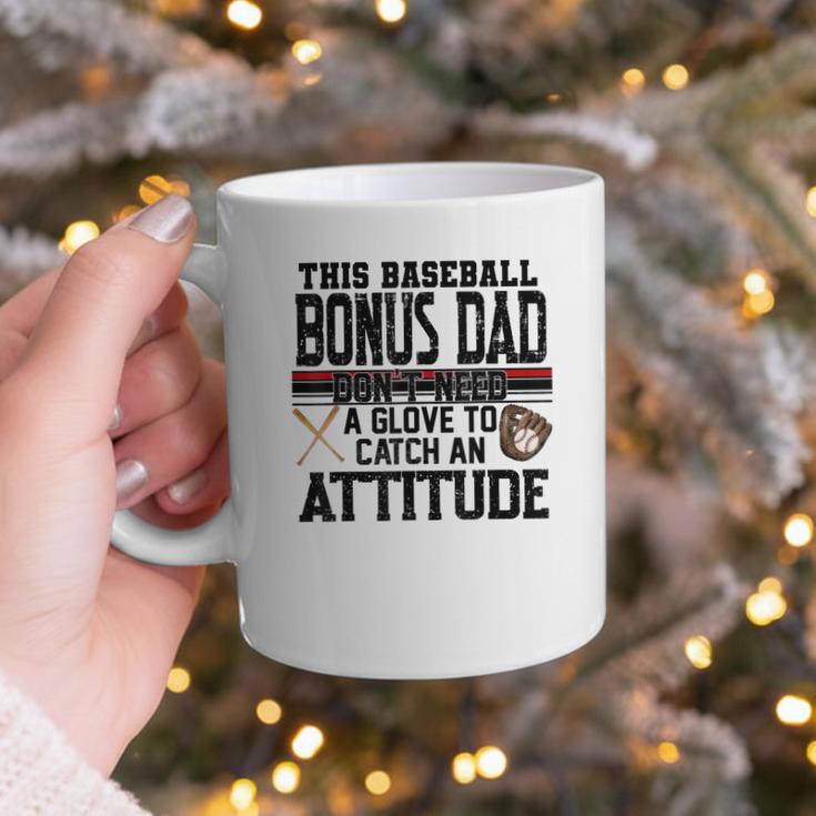 This Baseball Dad Don’t Need A Glove To Catch An Attitude Graphic Print Coffee Mug This Baseball Dad Don’t Need A Glove To Catch An Attitude Graphic Print Coffee Mug