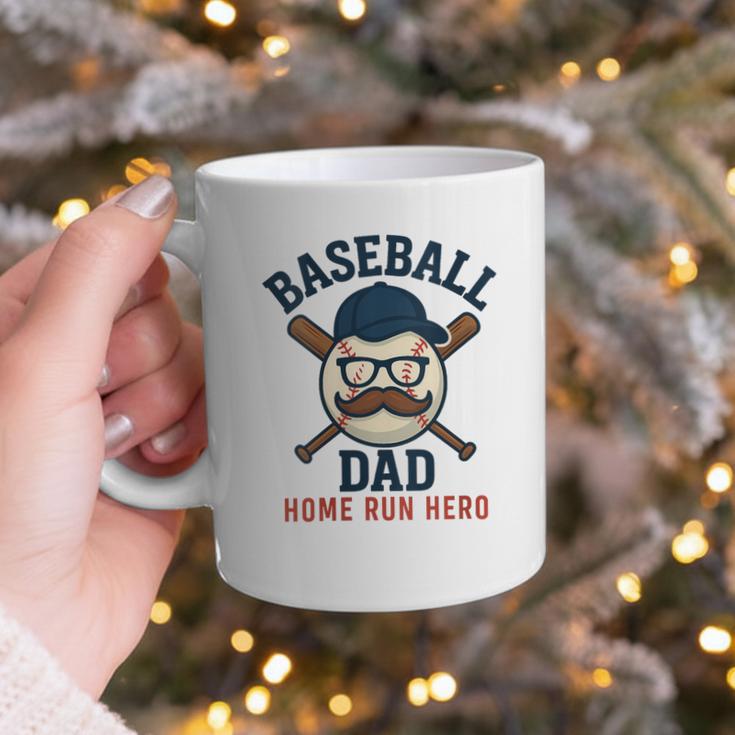 Baseball Dad Home Run Hero For Sports Dad Coach Graphic Print Coffee Mug