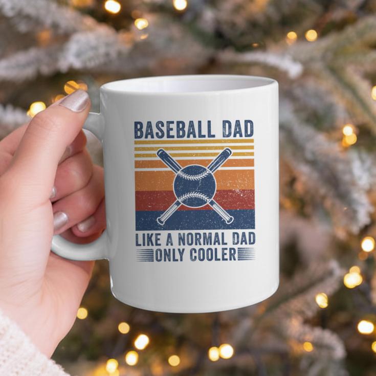Baseball Dad Like A Normal Dad Only Cooler Premium Graphic Print Coffee Mug