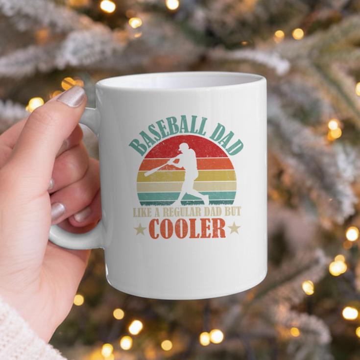 Baseball Dad Like A Regular Dad But Cooler Father's Day Premium Graphic Print Coffee Mug